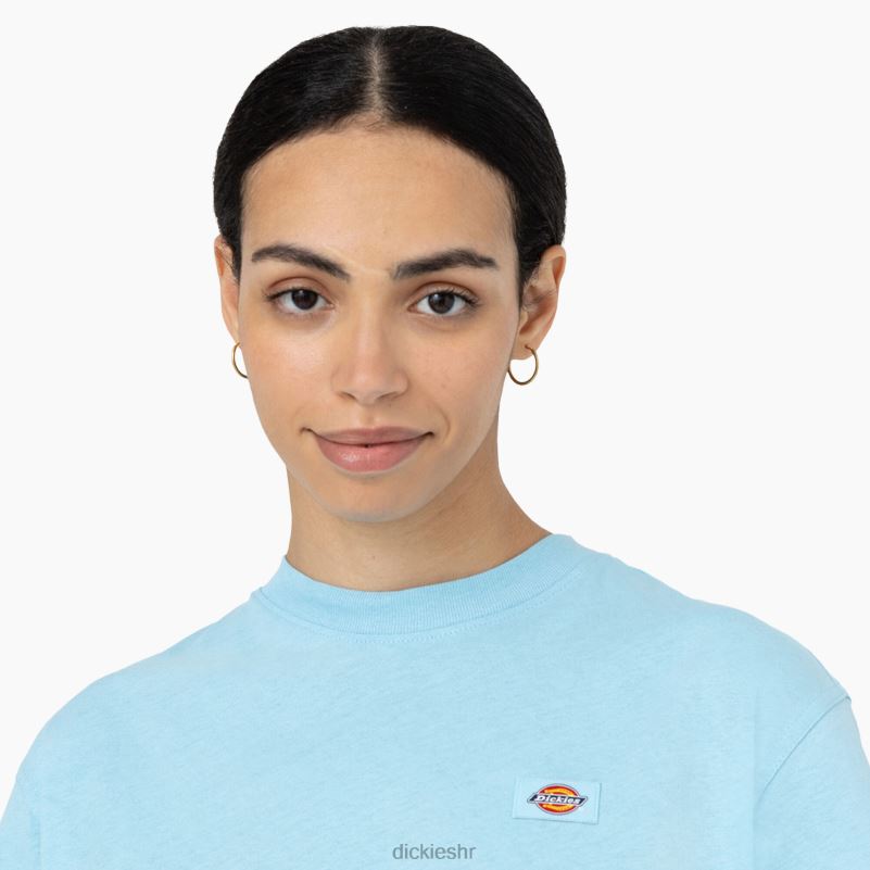 hrastova skraćena majica žene Dickies nebesko plava (su9) 6BPL62044 odjeća