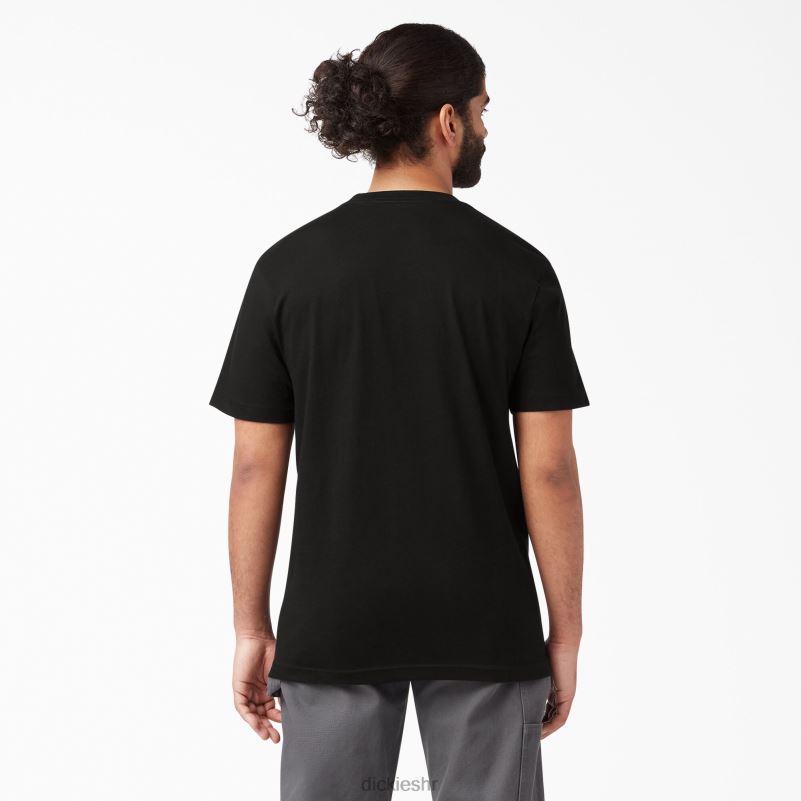 lagana majica s džepovima kratkih rukava muškarci Dickies crna (bk) 6BPL6573 odjeća