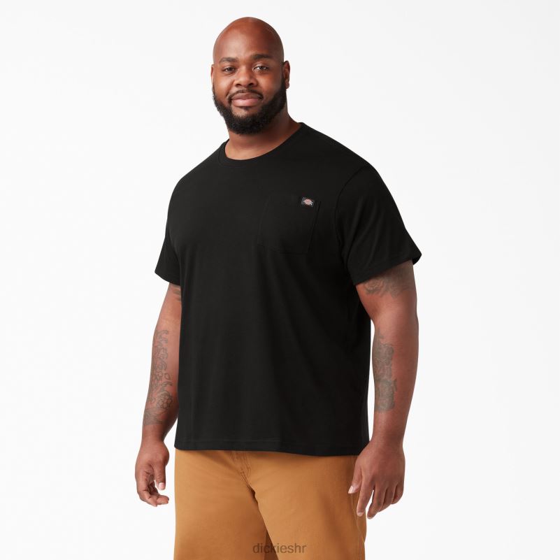 lagana majica s džepovima kratkih rukava muškarci Dickies crna (bk) 6BPL6573 odjeća