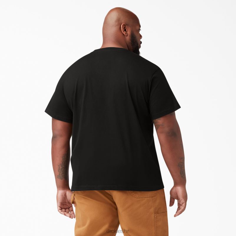 lagana majica s džepovima kratkih rukava muškarci Dickies crna (bk) 6BPL6573 odjeća