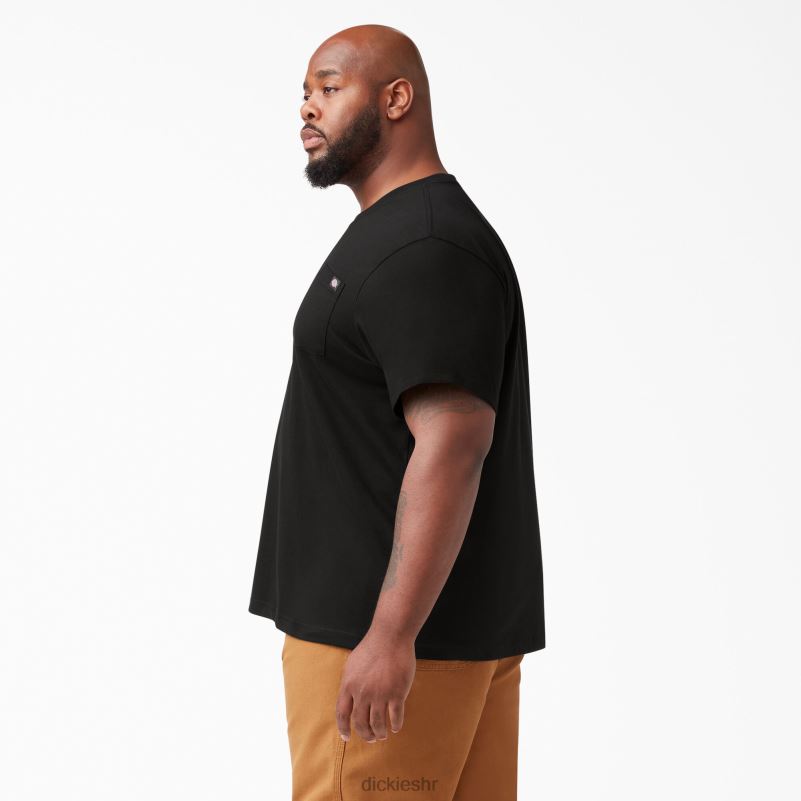 lagana majica s džepovima kratkih rukava muškarci Dickies crna (bk) 6BPL6573 odjeća
