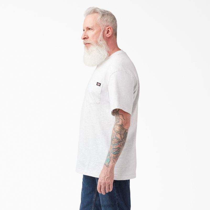 lagana majica s džepovima kratkih rukava muškarci Dickies pepeljasto siva (ag) 6BPL6572 odjeća