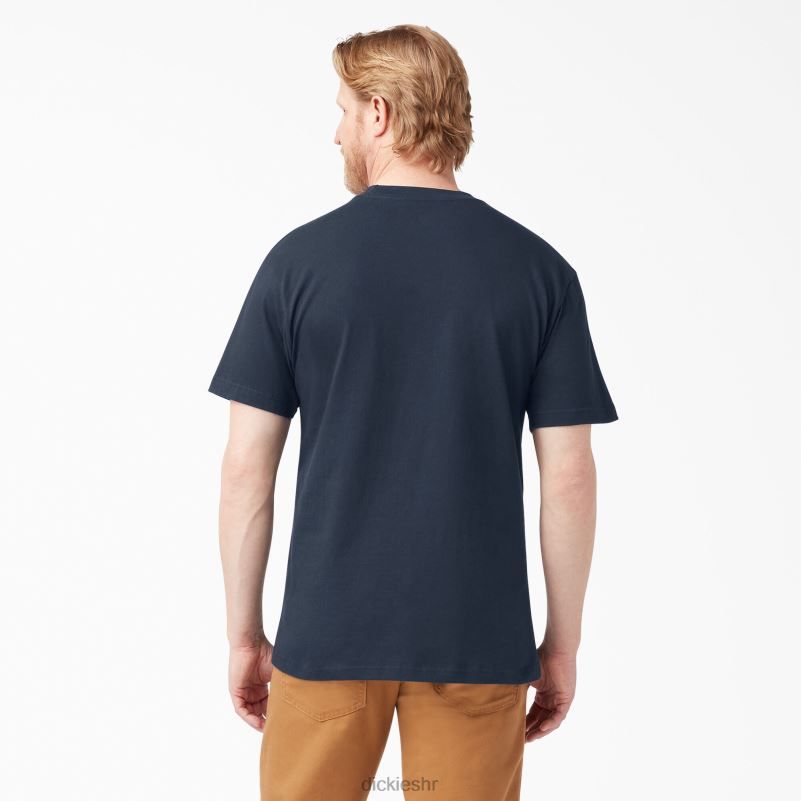 lagana majica s džepovima kratkih rukava muškarci Dickies tamnoplava (dn) 6BPL6575 odjeća