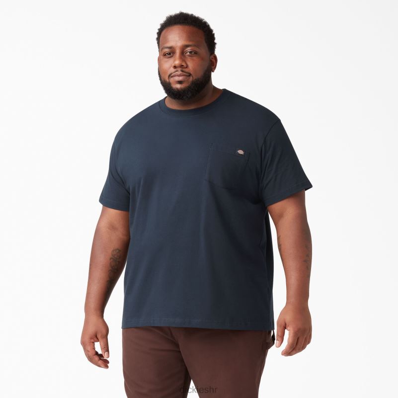 lagana majica s džepovima kratkih rukava muškarci Dickies tamnoplava (dn) 6BPL6575 odjeća