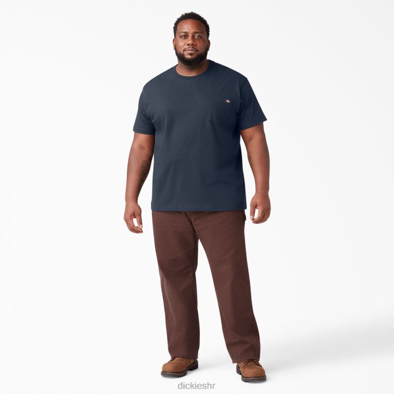 lagana majica s džepovima kratkih rukava muškarci Dickies tamnoplava (dn) 6BPL6575 odjeća