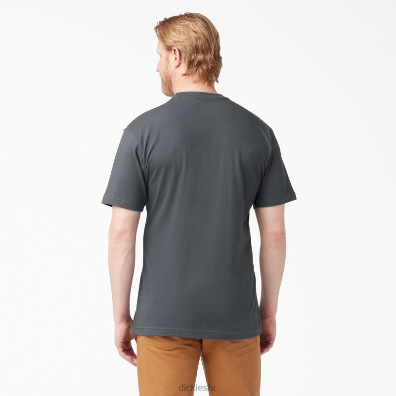 lagana majica s džepovima kratkih rukava muškarci Dickies ugljen siva (ch) 6BPL6574 odjeća