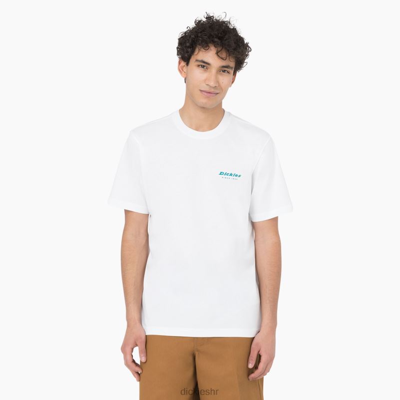 leesburg majica kratkih rukava muškarci Dickies bijelo (wh) 6BPL6878 odjeća