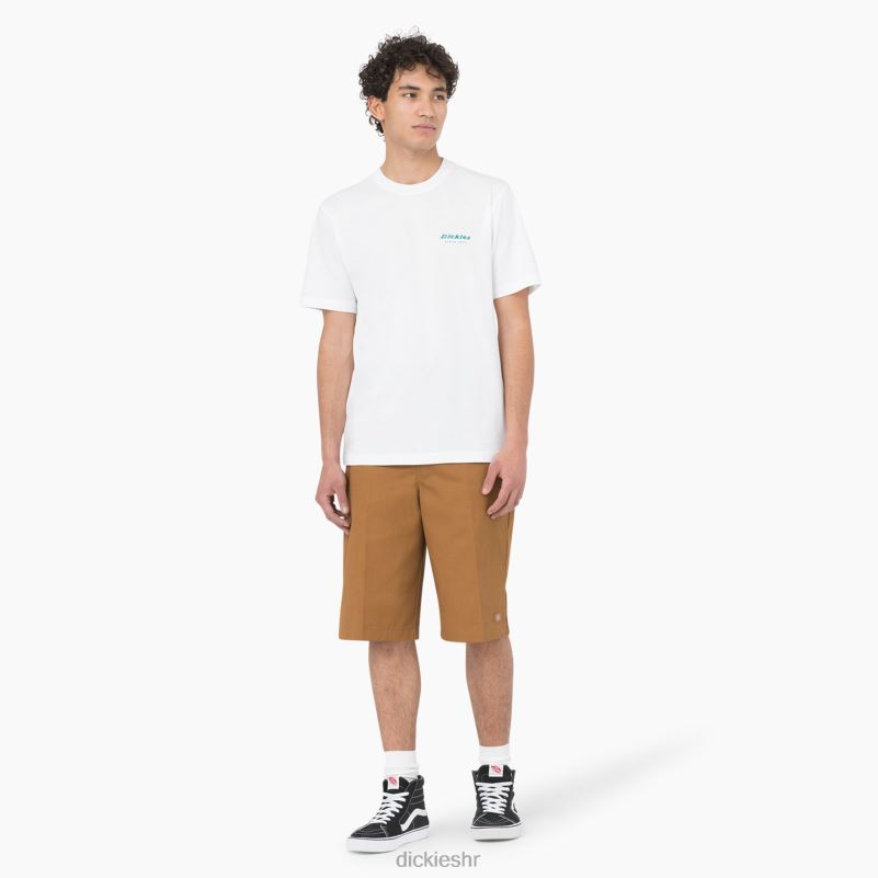 leesburg majica kratkih rukava muškarci Dickies bijelo (wh) 6BPL6878 odjeća