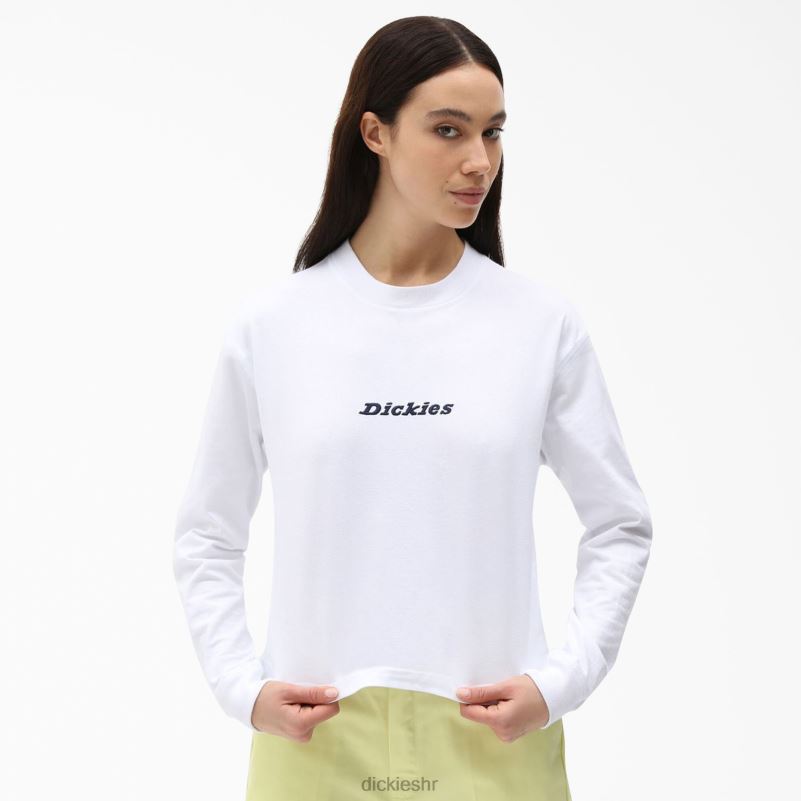 loretto skraćena majica dugih rukava žene Dickies bijelo (wh) 6BPL62162 odjeća