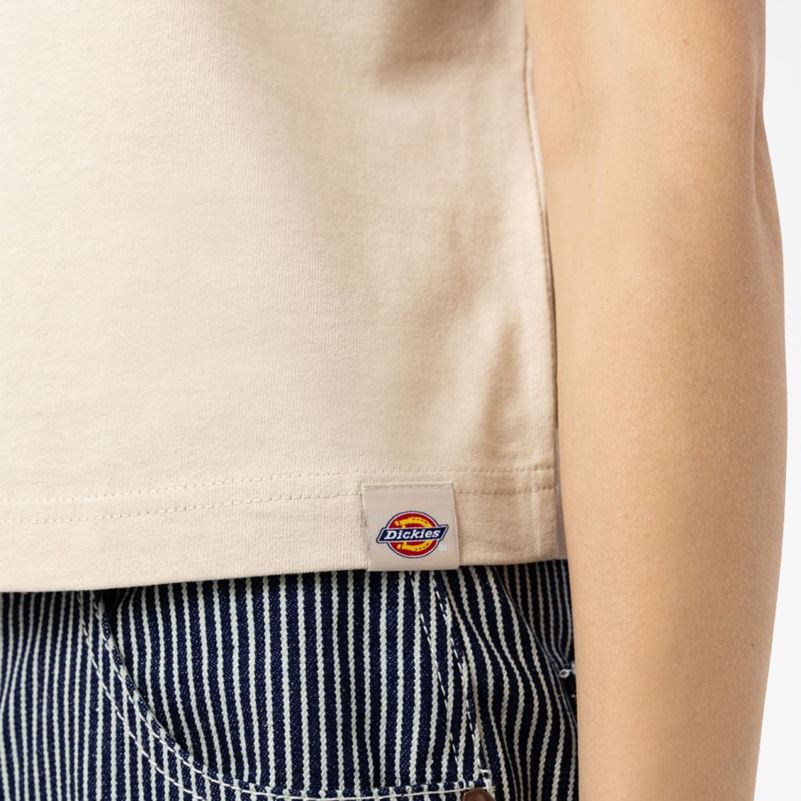 loretto skraćena majica žene Dickies tan (ftn) 6BPL62177 odjeća