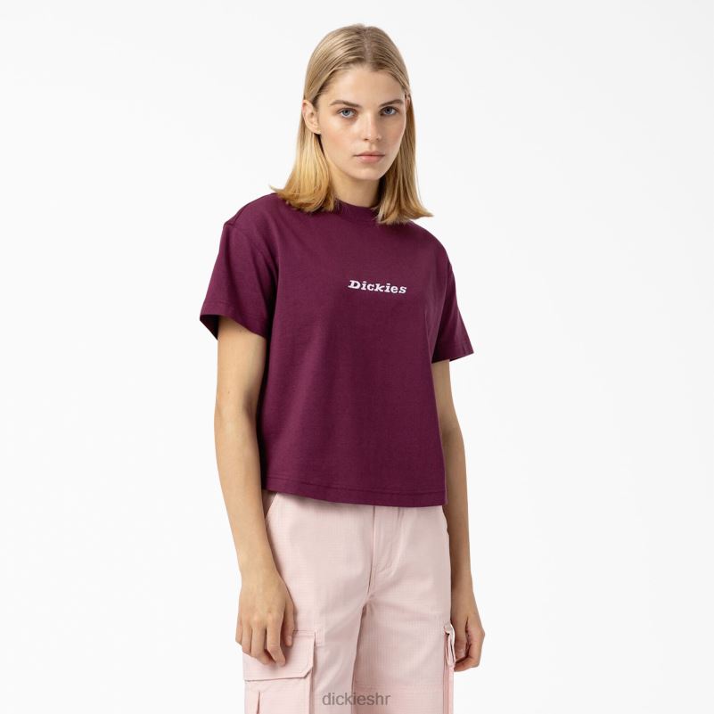 loretto skraćena majica žene Dickies vino od grožđa (gw9) 6BPL62178 odjeća