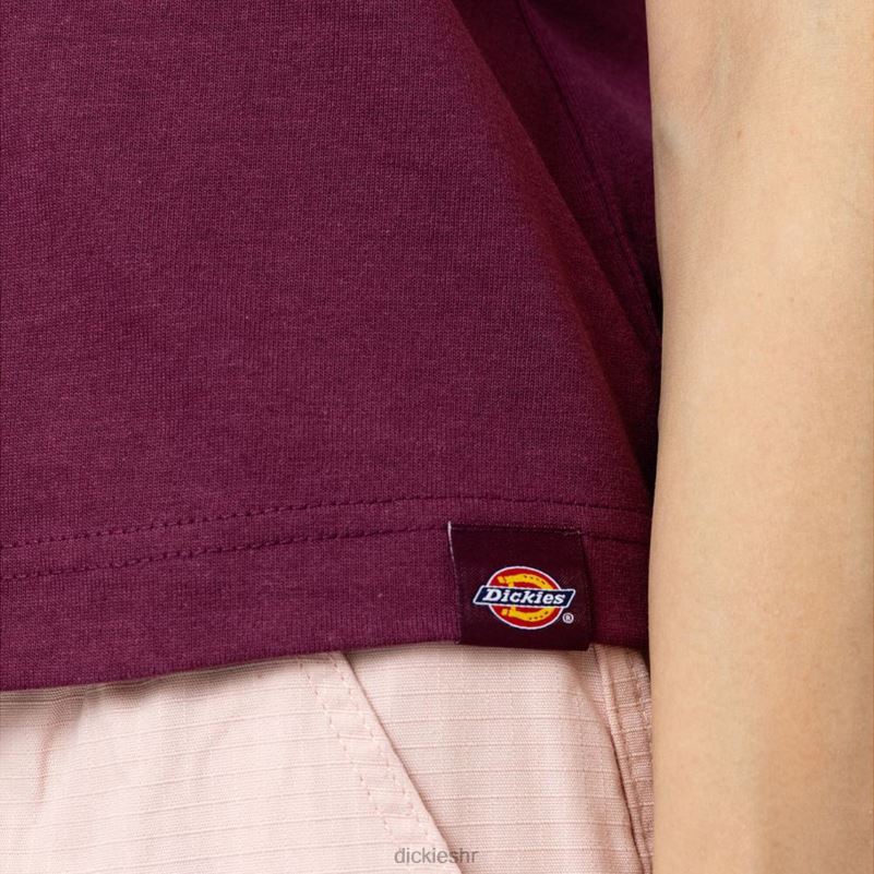 loretto skraćena majica žene Dickies vino od grožđa (gw9) 6BPL62178 odjeća