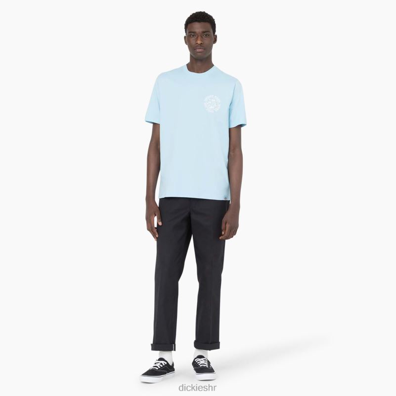 majica kratkih rukava bayside gardens muškarci Dickies nebesko plava (su9) 6BPL6585 odjeća