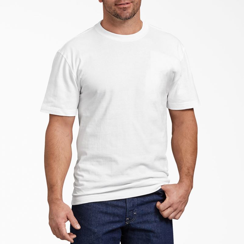 majica kratkih rukava muškarci Dickies bijelo (wh) 6BPL6634 odjeća