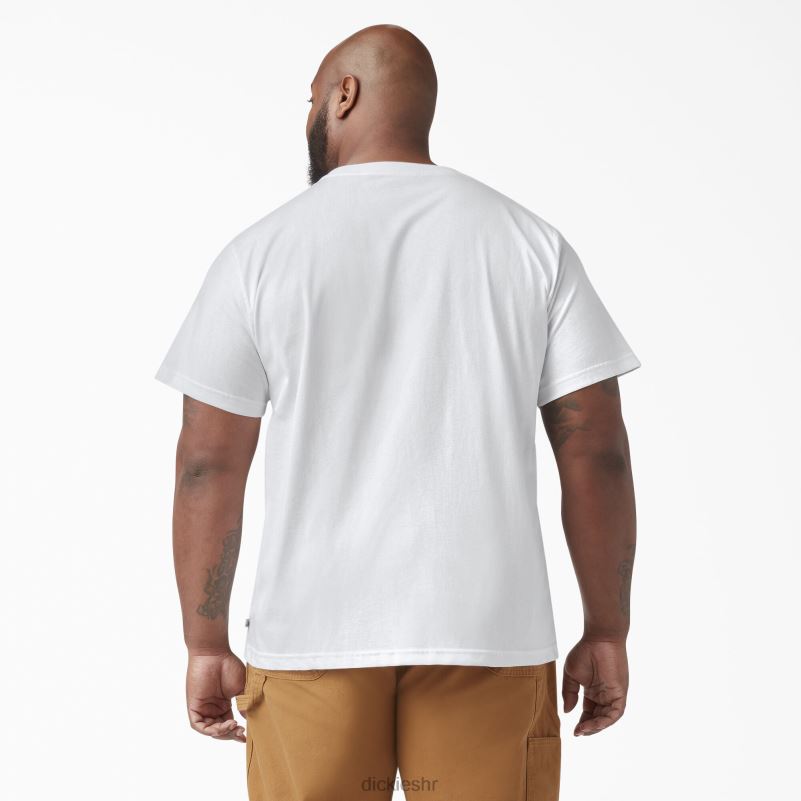 majica kratkih rukava muškarci Dickies bijelo (wh) 6BPL6634 odjeća
