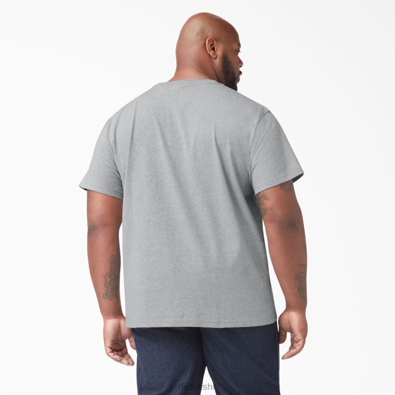 majica kratkih rukava muškarci Dickies vrijesak sivi (hg) 6BPL6633 odjeća