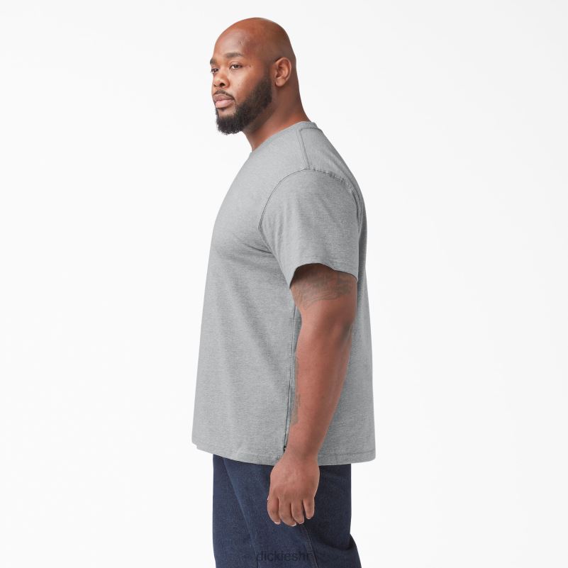 majica kratkih rukava muškarci Dickies vrijesak sivi (hg) 6BPL6633 odjeća