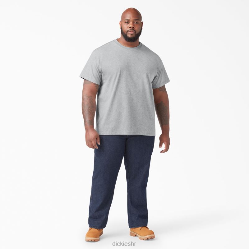 majica kratkih rukava muškarci Dickies vrijesak sivi (hg) 6BPL6633 odjeća
