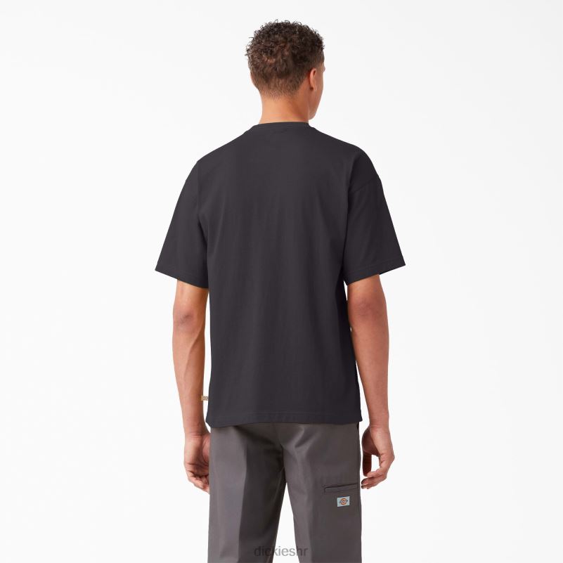 majica kratkih rukava s logotipom na prsima muškarci Dickies crna (kbk) 6BPL6896 odjeća