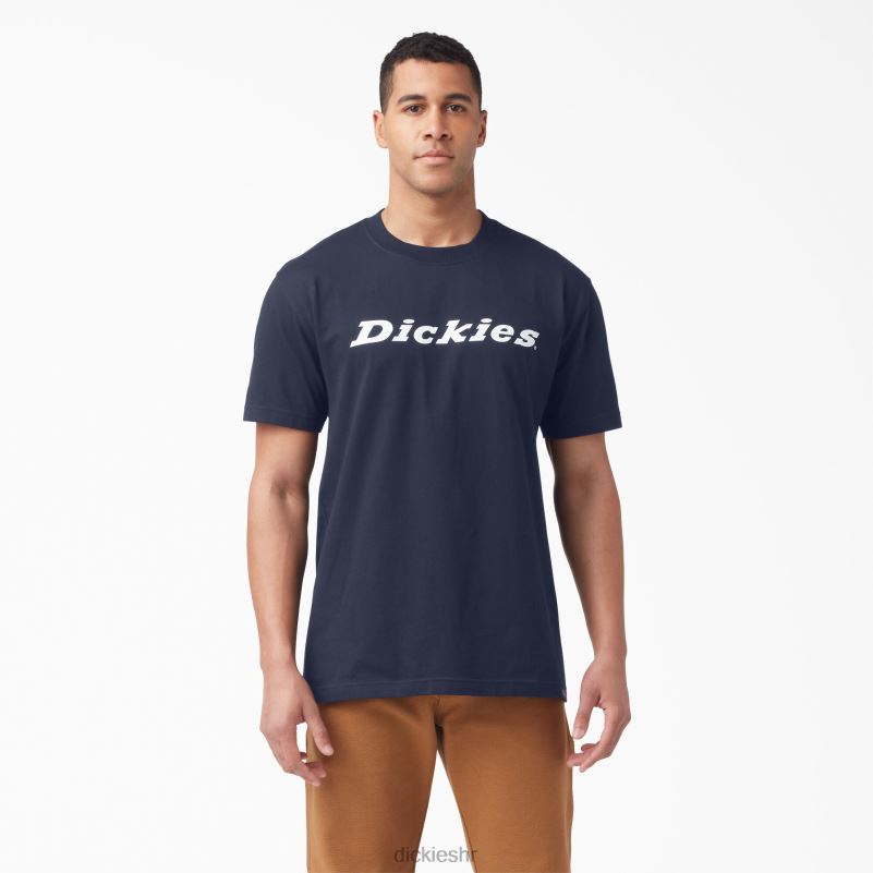 majica kratkih rukava s natpisom muškarci Dickies mornarska tinta (ik) 6BPL6814 odjeća