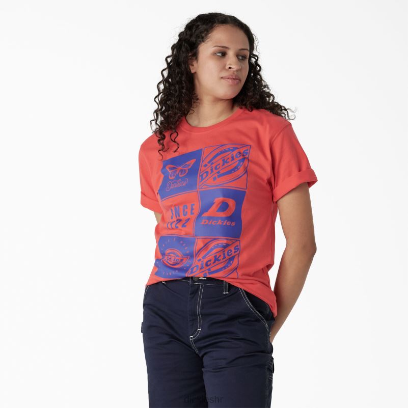 majica s grafičkim bendom žene Dickies gorko slatko (bw2) 6BPL62210 odjeća