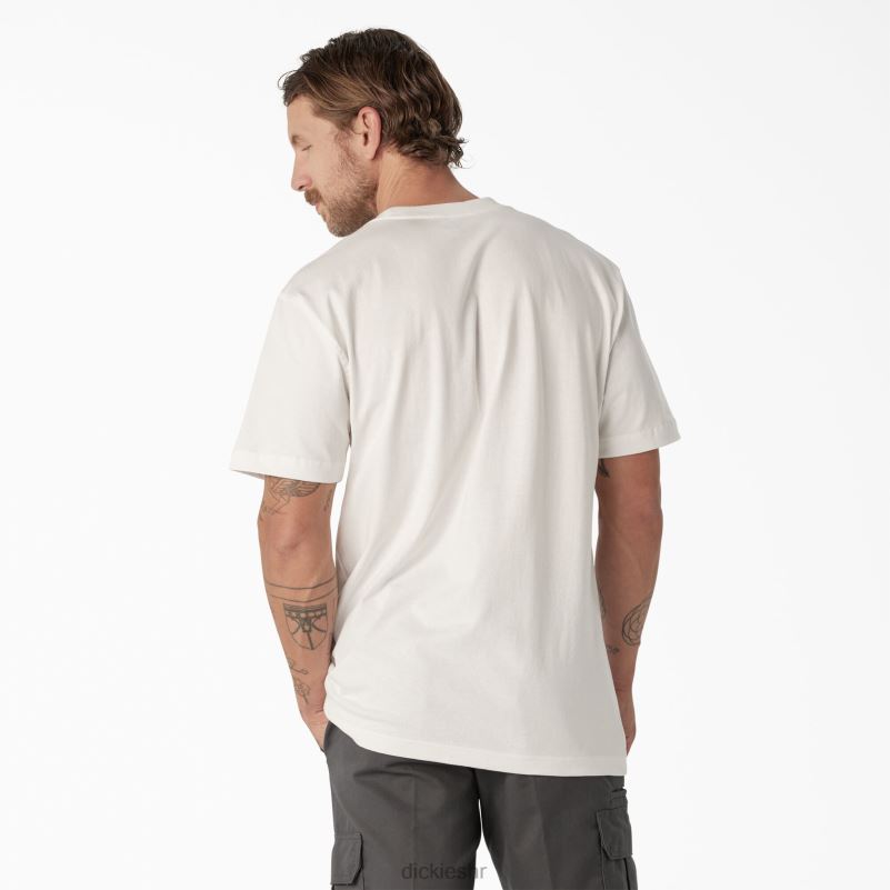 majica s logom teške kategorije kratkih rukava muškarci Dickies bijelo (wh) 6BPL6741 odjeća