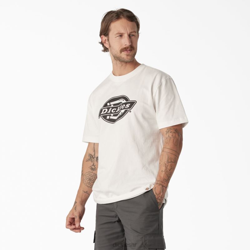 majica s logom teške kategorije kratkih rukava muškarci Dickies bijelo (wh) 6BPL6741 odjeća