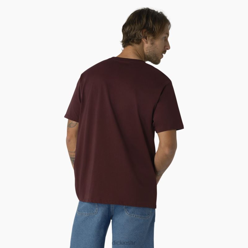 mapleton majica kratkih rukava muškarci Dickies kestenjasta (mr) 6BPL6820 odjeća