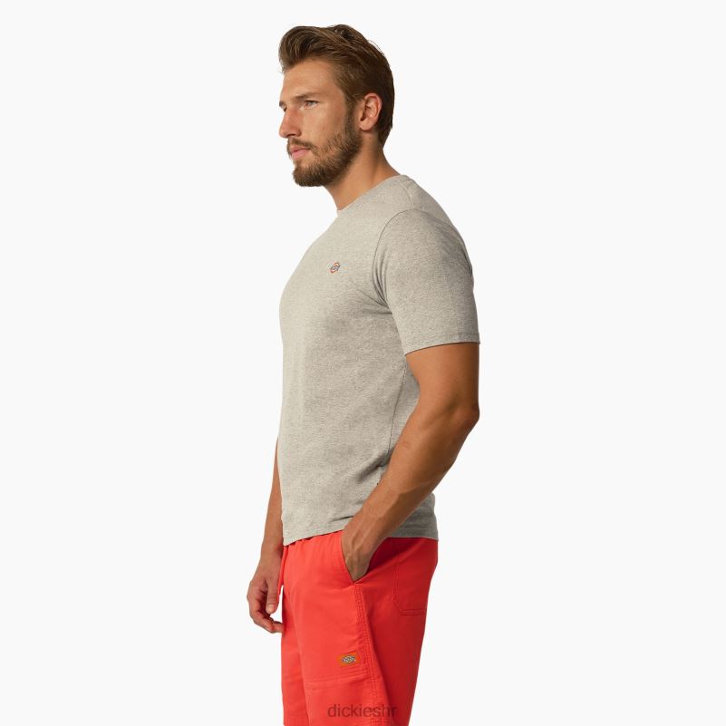 mapleton majica kratkih rukava muškarci Dickies vrijesak sivi (hg) 6BPL6819 odjeća