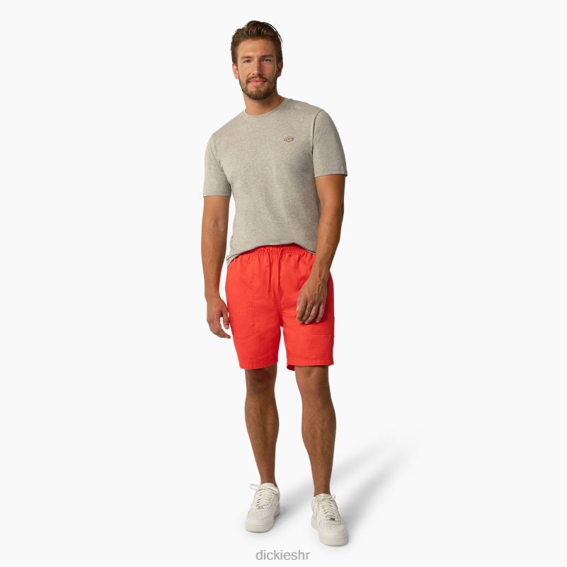 mapleton majica kratkih rukava muškarci Dickies vrijesak sivi (hg) 6BPL6819 odjeća