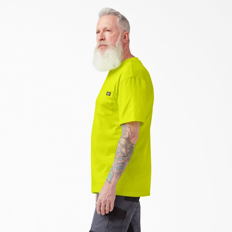neonska teškaška majica kratkih rukava muškarci Dickies svijetlo žuta (bwd) 6BPL6571 odjeća