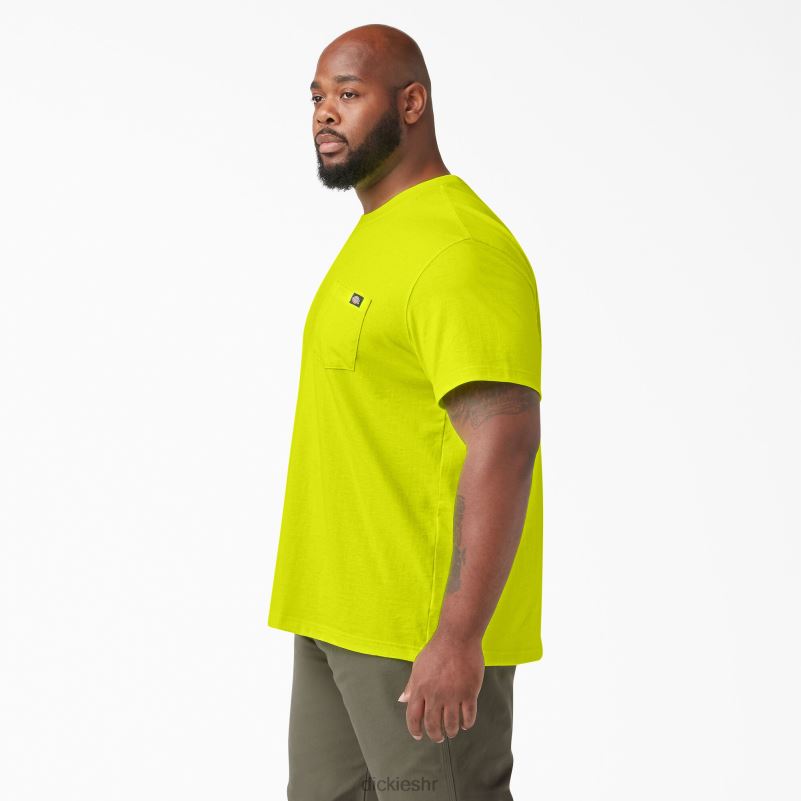 neonska teškaška majica kratkih rukava muškarci Dickies svijetlo žuta (bwd) 6BPL6571 odjeća