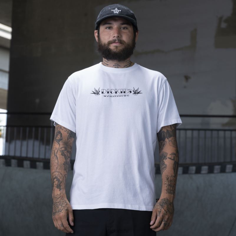 ronnie sandoval foto majica muškarci Dickies bijelo (wh) 6BPL6794 odjeća
