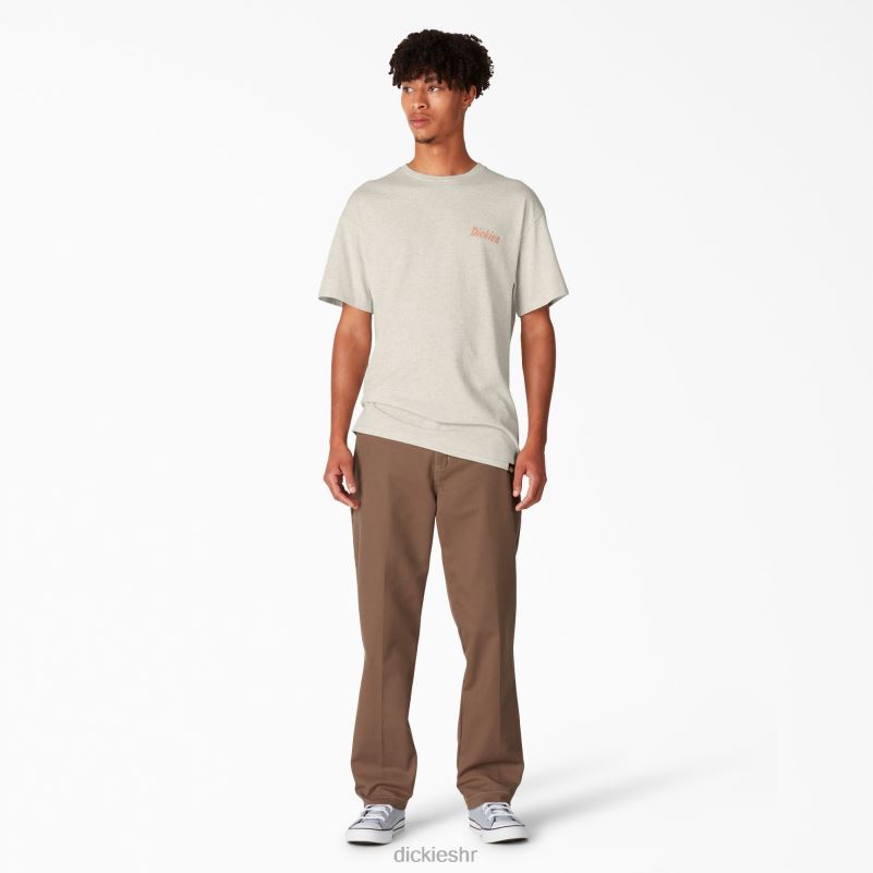 skateboarding split grafička majica muškarci Dickies zobena kaša vrijesak (oa) 6BPL6852 odjeća