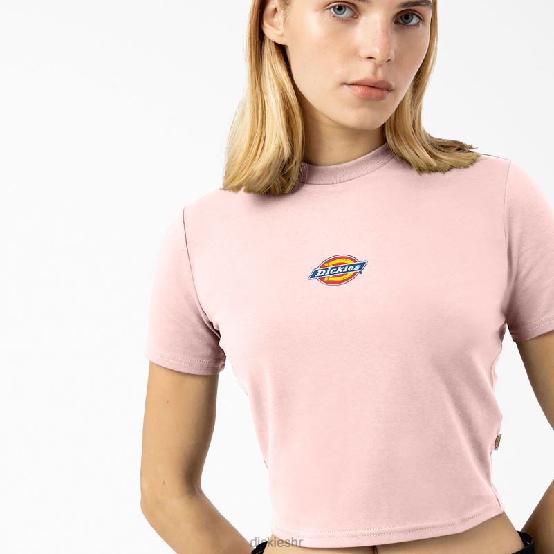 skraćena majica s logotipom maple valley žene Dickies ružičasta (pk) 6BPL62099 odjeća