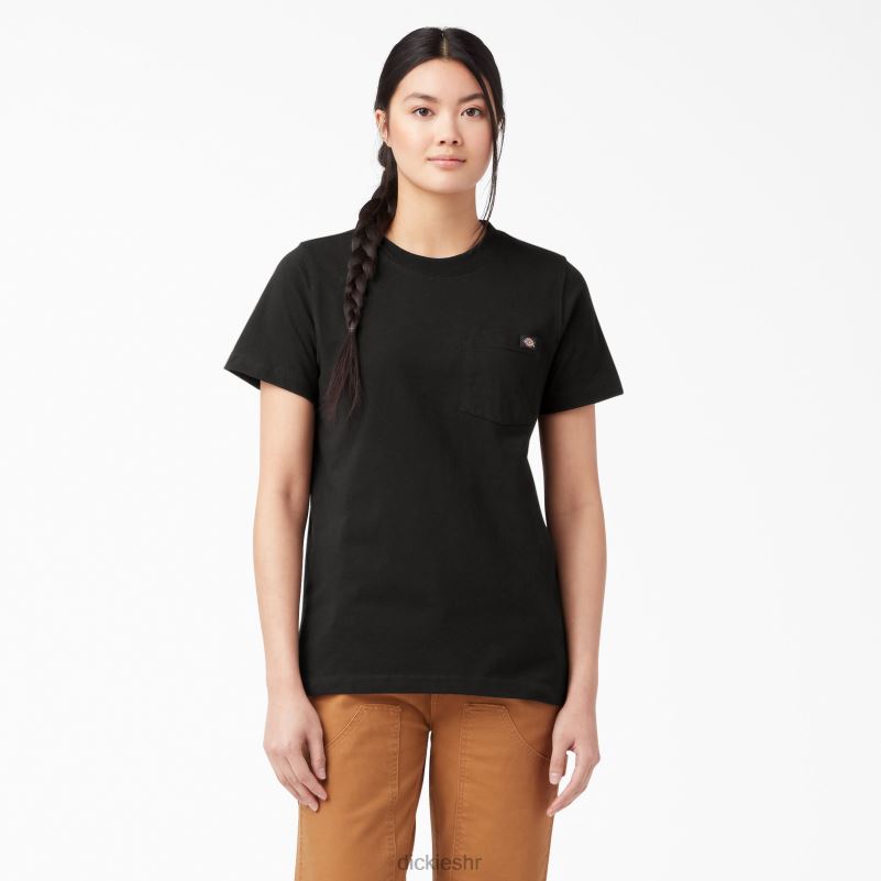 teškaška majica kratkih rukava žene Dickies crna (bk) 6BPL61954 odjeća