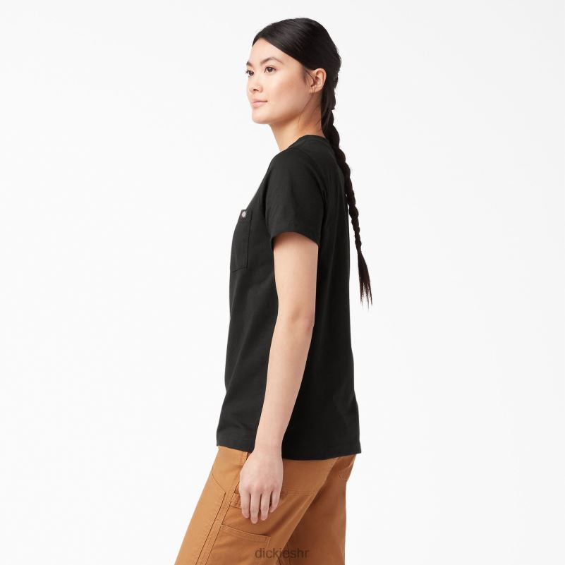 teškaška majica kratkih rukava žene Dickies crna (bk) 6BPL61954 odjeća