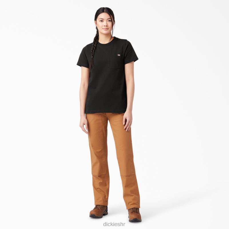 teškaška majica kratkih rukava žene Dickies crna (bk) 6BPL61954 odjeća