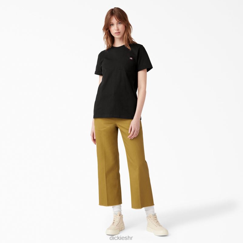 teškaška majica kratkih rukava žene Dickies crna (bk) 6BPL61954 odjeća
