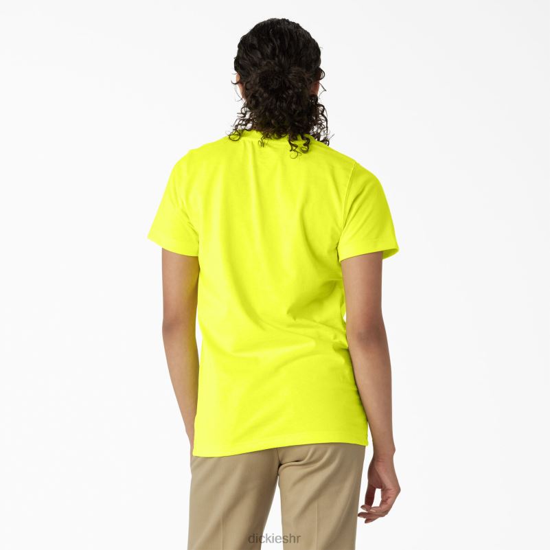teškaška majica kratkih rukava žene Dickies svijetlo žuta (bwd) 6BPL61955 odjeća