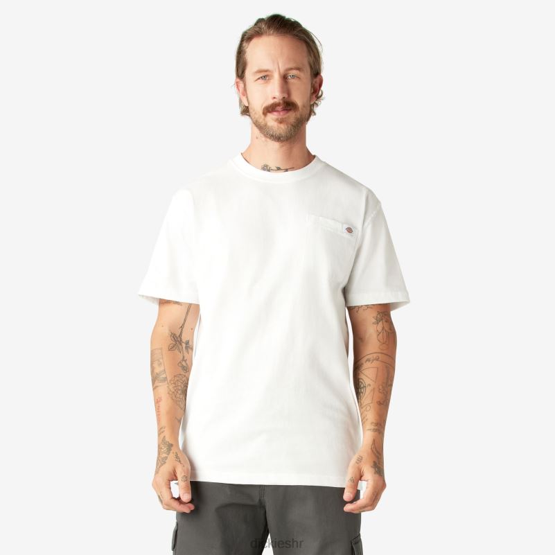 teškaška majica kratkih rukava muškarci Dickies bijelo (wh) 6BPL6523 odjeća
