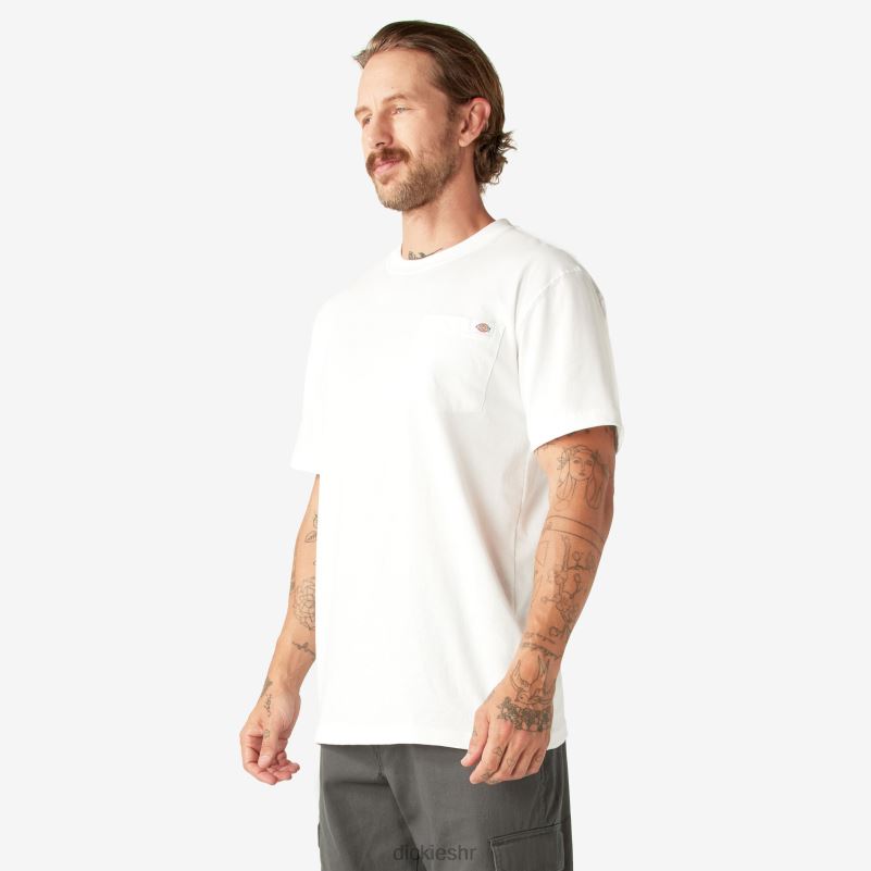 teškaška majica kratkih rukava muškarci Dickies bijelo (wh) 6BPL6523 odjeća