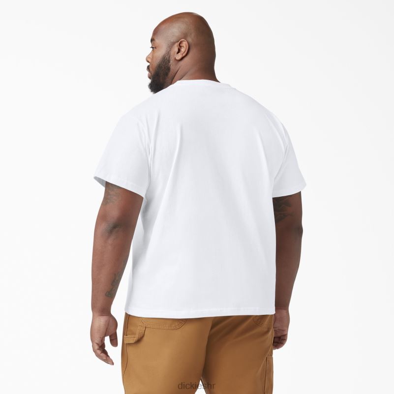 teškaška majica kratkih rukava muškarci Dickies bijelo (wh) 6BPL6523 odjeća
