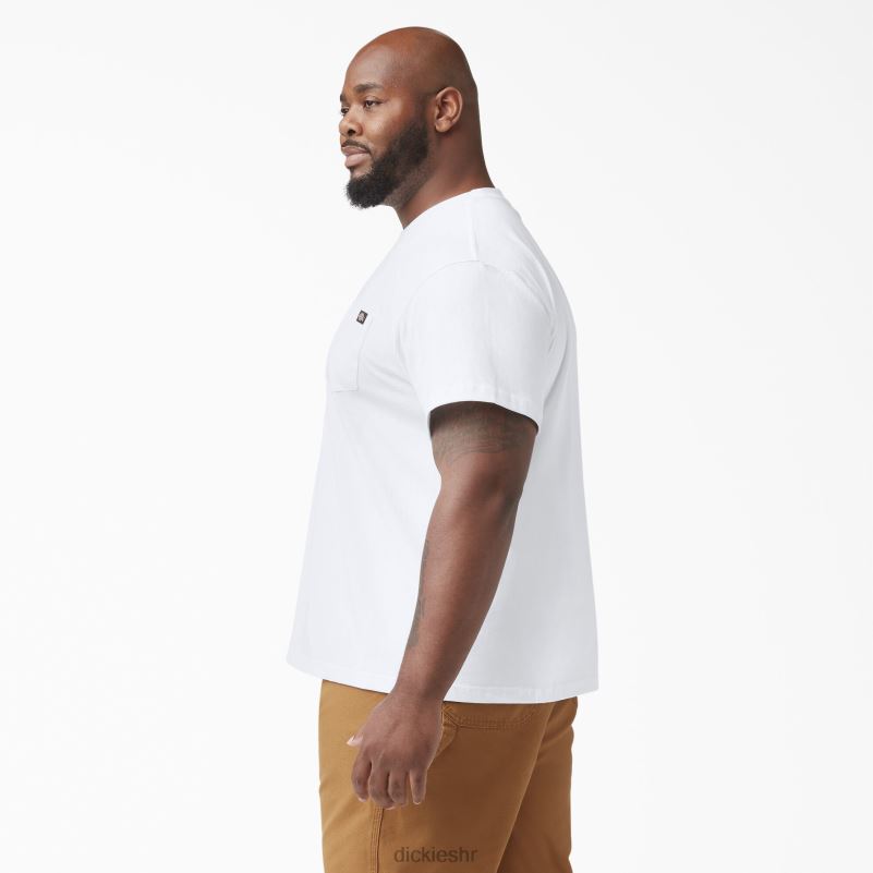 teškaška majica kratkih rukava muškarci Dickies bijelo (wh) 6BPL6523 odjeća