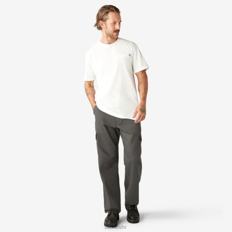 teškaška majica kratkih rukava muškarci Dickies bijelo (wh) 6BPL6523 odjeća