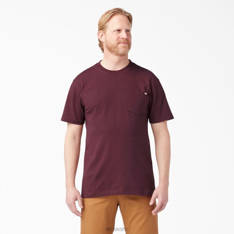 teškaška majica kratkih rukava muškarci Dickies bordo (od) 6BPL6509 odjeća