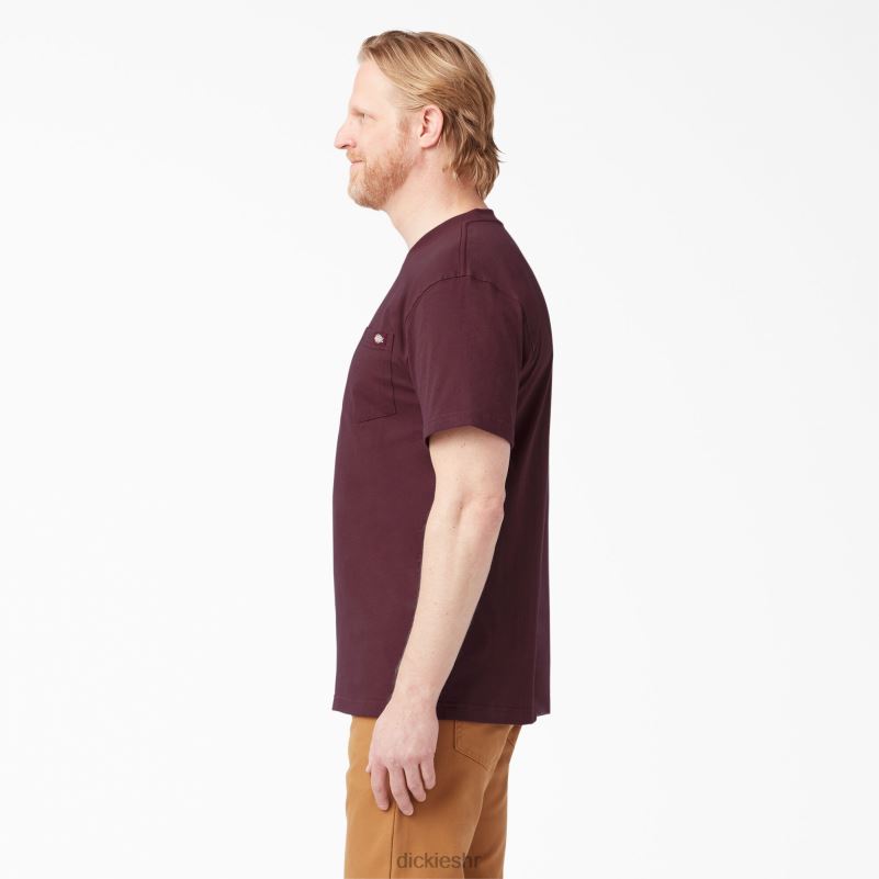 teškaška majica kratkih rukava muškarci Dickies bordo (od) 6BPL6509 odjeća