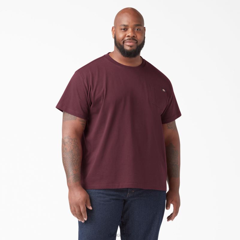 teškaška majica kratkih rukava muškarci Dickies bordo (od) 6BPL6509 odjeća