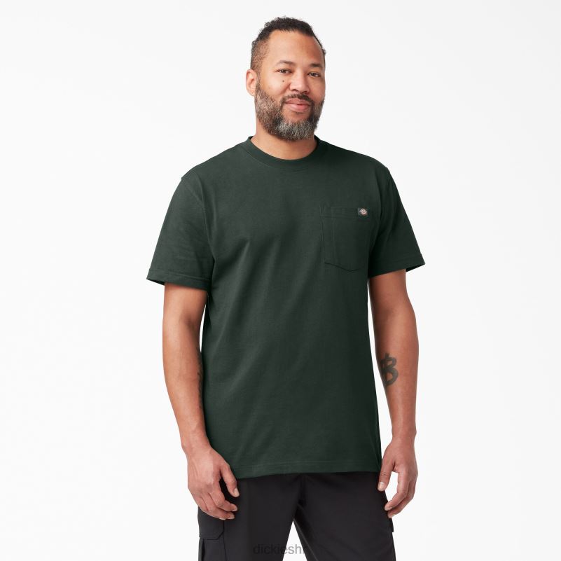 teškaška majica kratkih rukava muškarci Dickies lovačko zeleno (gh) 6BPL6516 odjeća
