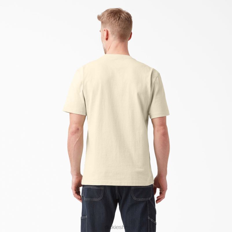 teškaška majica kratkih rukava muškarci Dickies prirodna bež (nt) 6BPL6521 odjeća